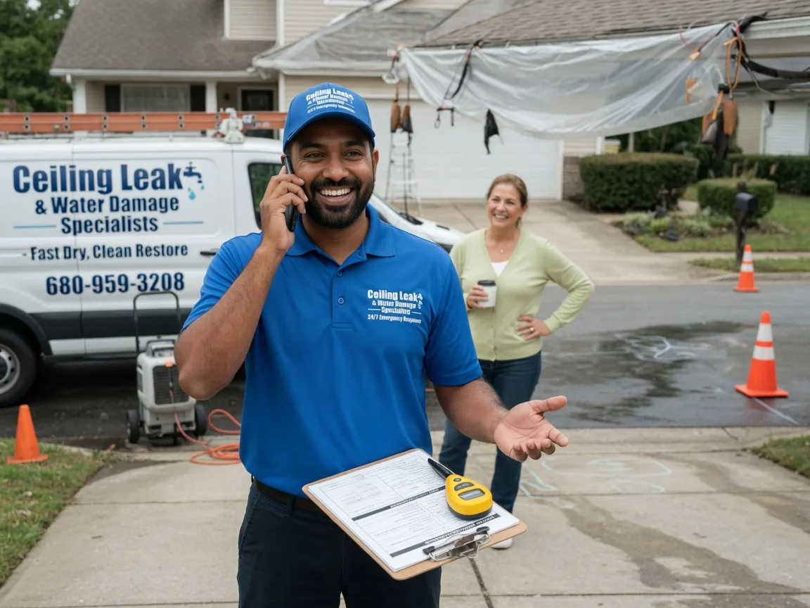 Ceiling Leak Cleanup Butlerville, IN FAQs